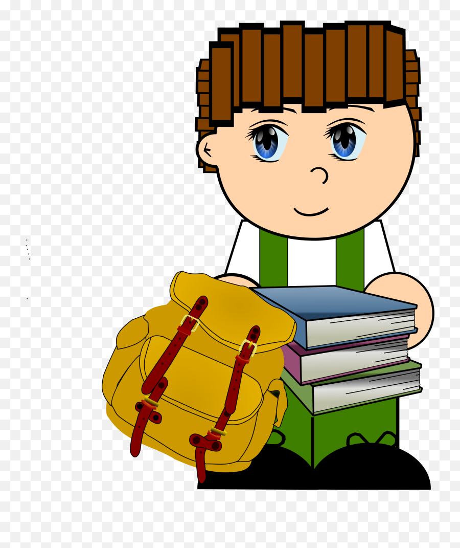 Library Of Svg Free Library School Boy Png Files - Big School Boy Clipart Emoji,Unibrow Emoji