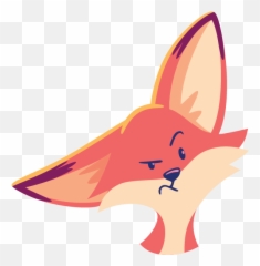 The Happy Fox Stickers By Christopher Springer - Cartoon Emoji,Yas Emojis