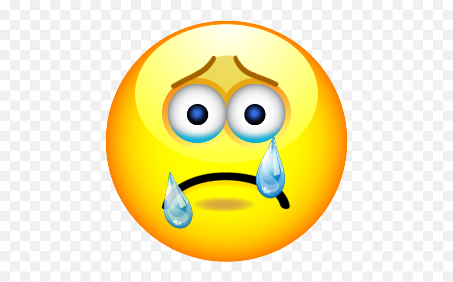 Weeping Emoticon - Circle Emoji,Weeping Emoji
