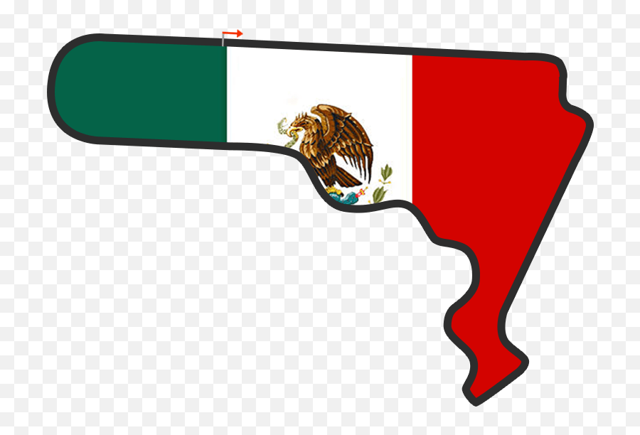 Mexico - Mexico Gp 2017 Circuit Clipart Full Size Clipart Mexico Flag Emoji,Emoji Mexican Flag