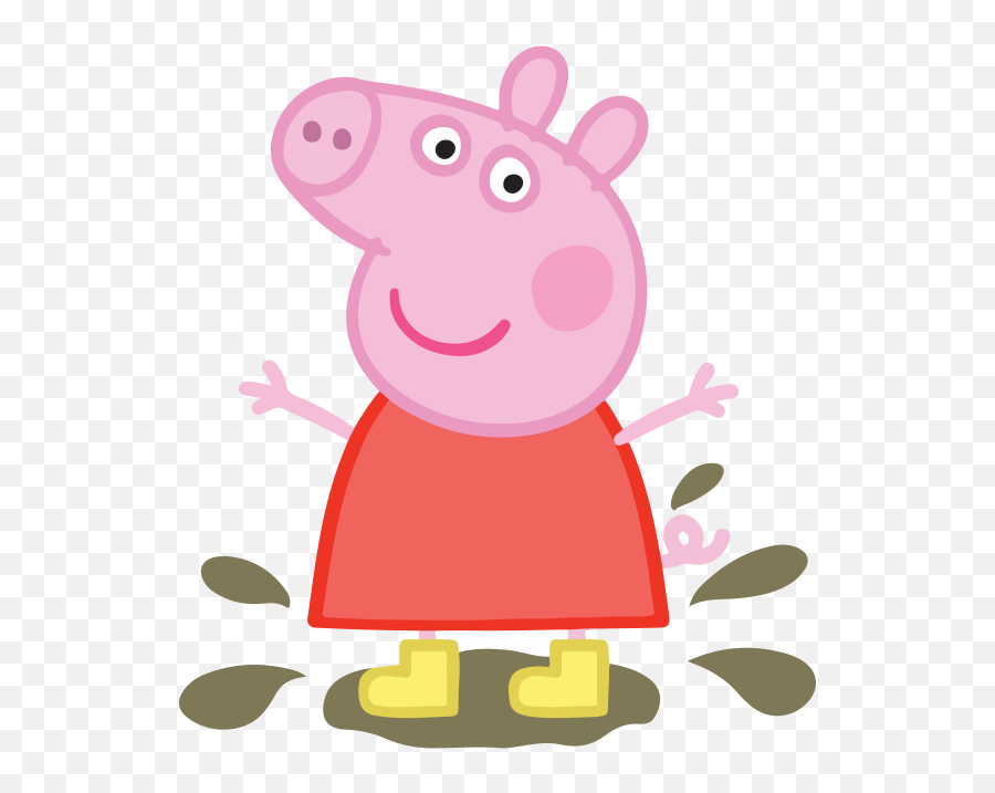 Download Peppa Pig In Muddy Puddle Free Svg File Transparent Peppa Pig Muddy Puddles Emoji Emoji Leaf And Pig Free Transparent Emoji Emojipng Com