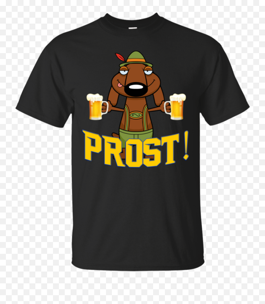 Prost Shirt Oktoberfest German Dachshund Drinking Beer T - Funny Hiking Tshirts Emoji,Oktoberfest Emoji