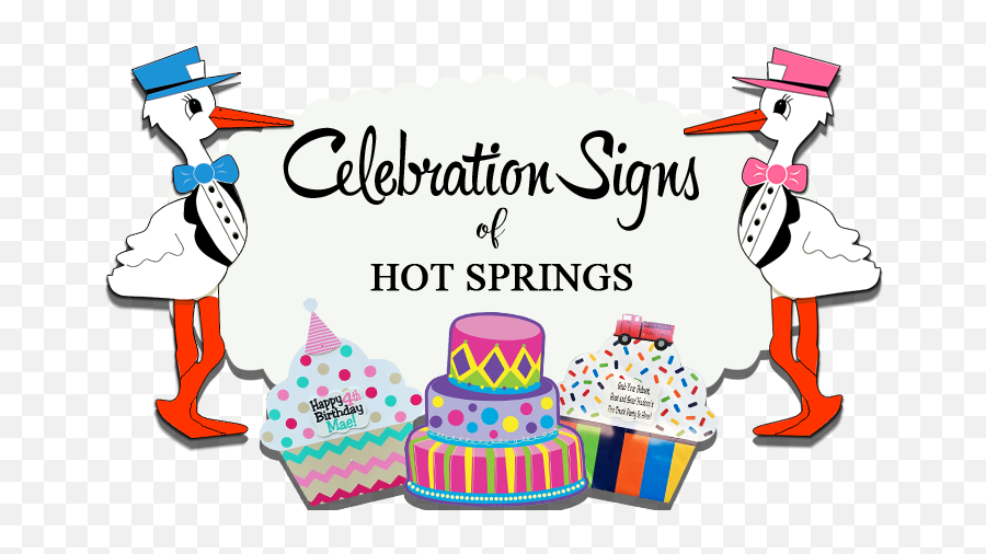 Stork Clipart Birth Announcement Stork Birth Announcement - Cake Decorating Supply Emoji,Hot Springs Emoji