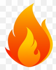 Red Vector Flowing Flames Png Download - Emoji