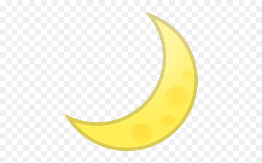 Crescent Moon Emoji - Halbmond Emoji,Moon Emoji