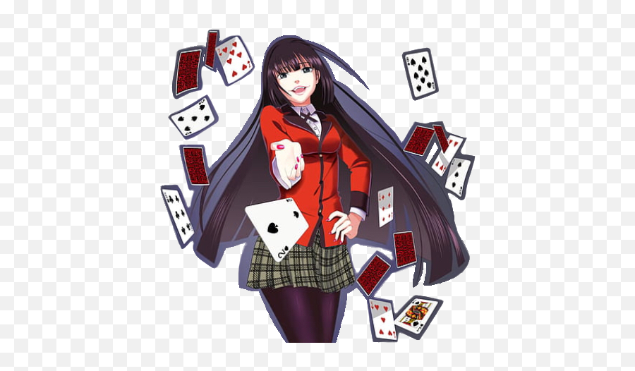 Anime Kakegurui Yumeko Gambling - Kakegurui Wallpaper Phone Emoji,Gambling Emoji