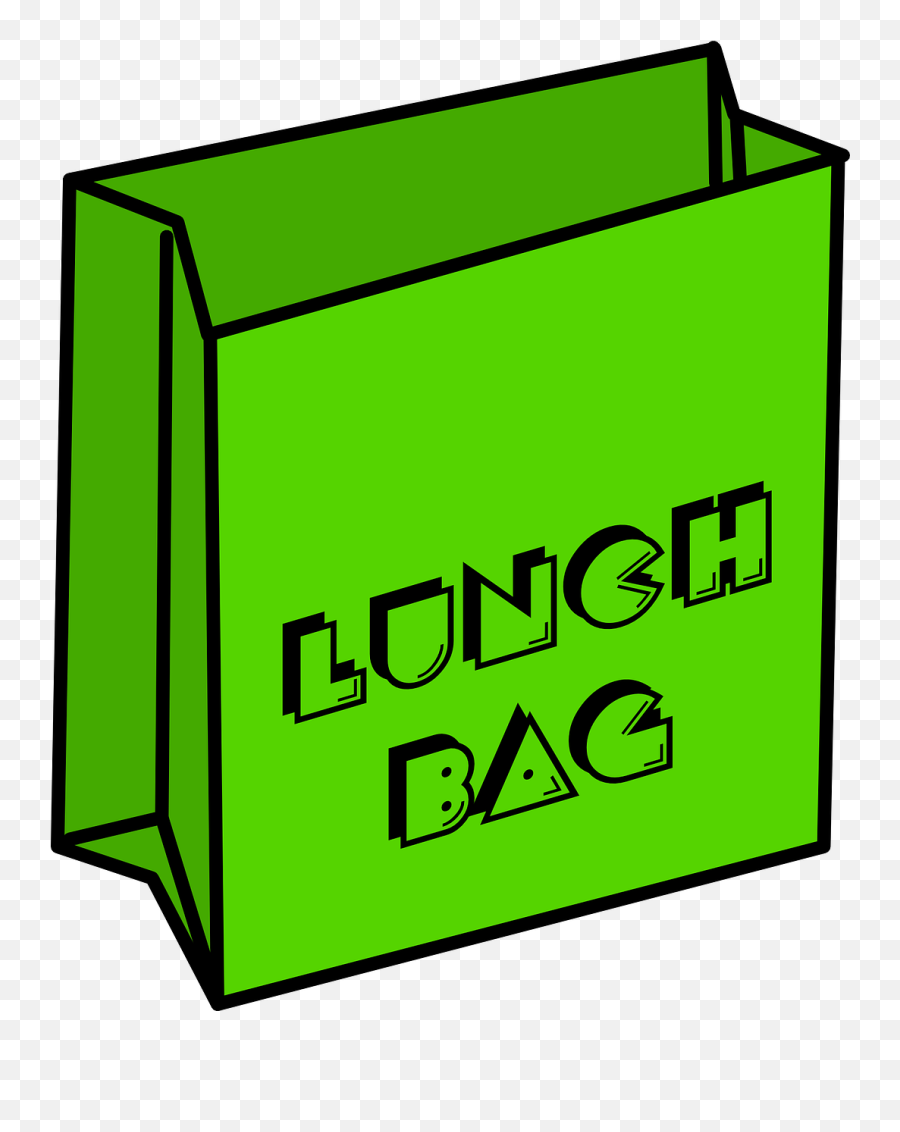 Lunch Bag Food Paper School - Cartoon Free Clipart Lunch Box Emoji,Emoji Lunch Box