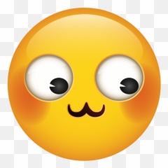 Emoji - Buco Nell Ozono,Blush Emoticon