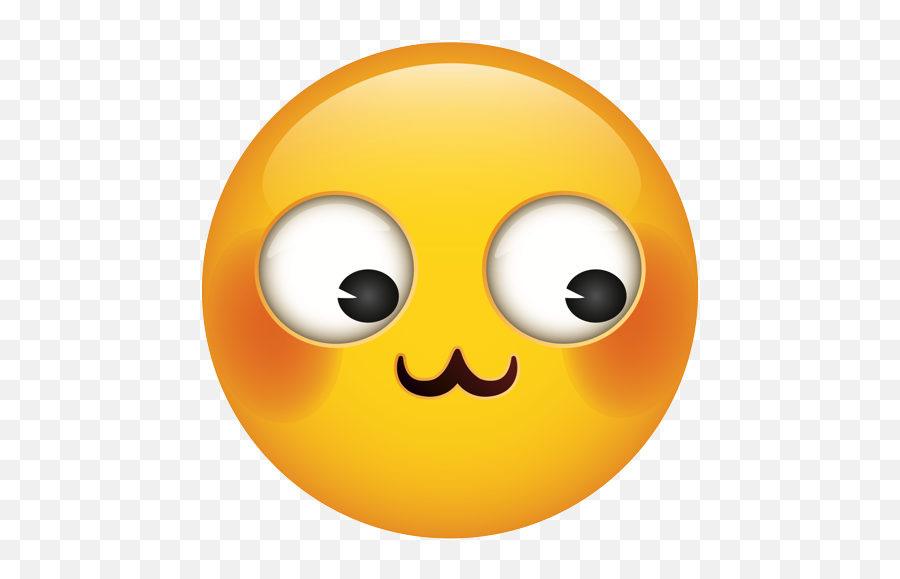 Emoji - Buco Nell Ozono,Blush Emoticon