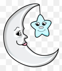 Sun Moon Stars Drawing At Getdrawings - Cute Clipart Moon Emoji,Moon And Stars Emoji