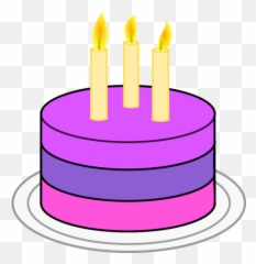 Birthday Candles 6 Years Clipart Hd - Simple Clipart Birthday Cake Emoji,Emoji Birthday Candles