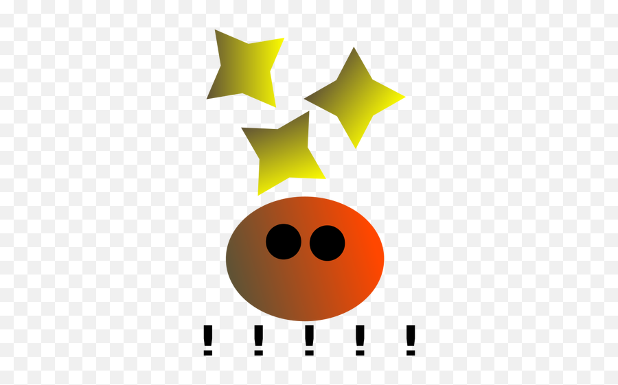 Blij Gezicht Met Sterren Vector Tekening - Estrellas Con Carita Feliz Emoji,Troll Emoji