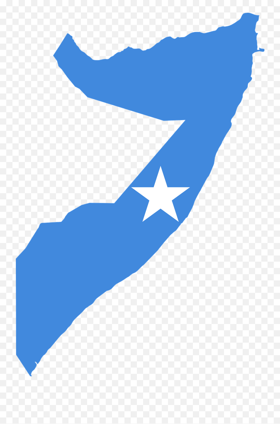 Somalia Flag Map Geography Outline - Somalia Map With Flag Emoji,Somalia Flag Emoji