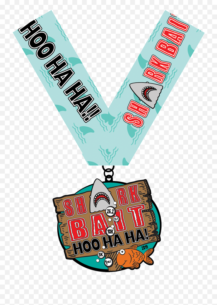 Shark Bait Hoo Ha Ha 1 Mile 5k 10k - Banner Emoji,Shark Emoji Text