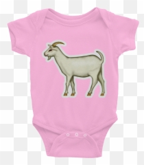 Download Goat Emoji Png - Infant Bodysuit,Goat Emoji