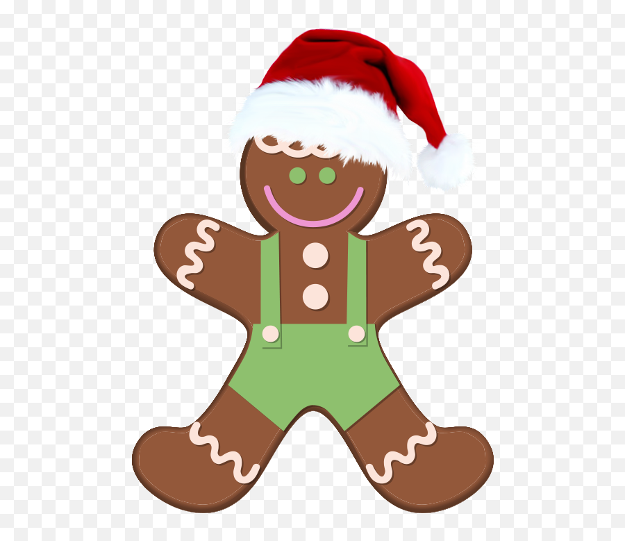 Add This Chte Ginger Bread Man To - Christmas Gingerbread Clipart Emoji,Gingerbread Man Emoji