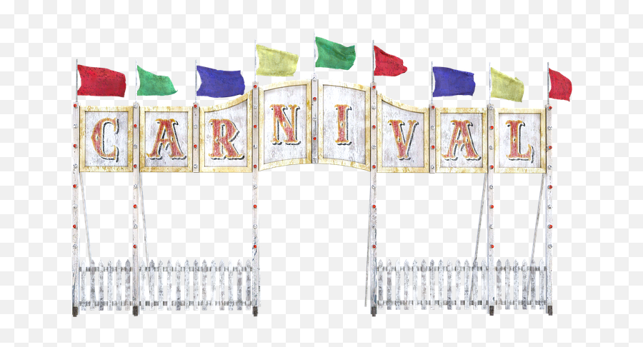 Carnival Entrance Sign Flags - Baluster Emoji,Flag Bank Emoji