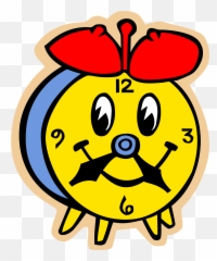 Clock Clip Art Cartoon Clipart Png - Emoji