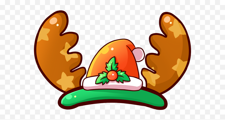 Emoji Reindeer Hat Christmas Crown Freetoedit Winter - Christmas Day,Reindeer Emoji