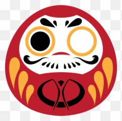 Daruma Project - Daruma Doll Emoji,Starry Eyed Emoticon