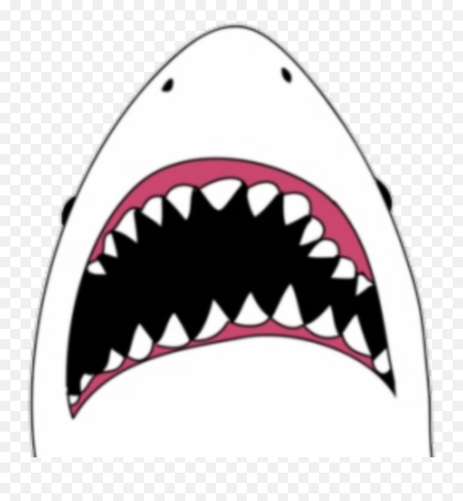 Shark Jaws - Transparent Png Stickers Png Emoji,Jaws Emoji