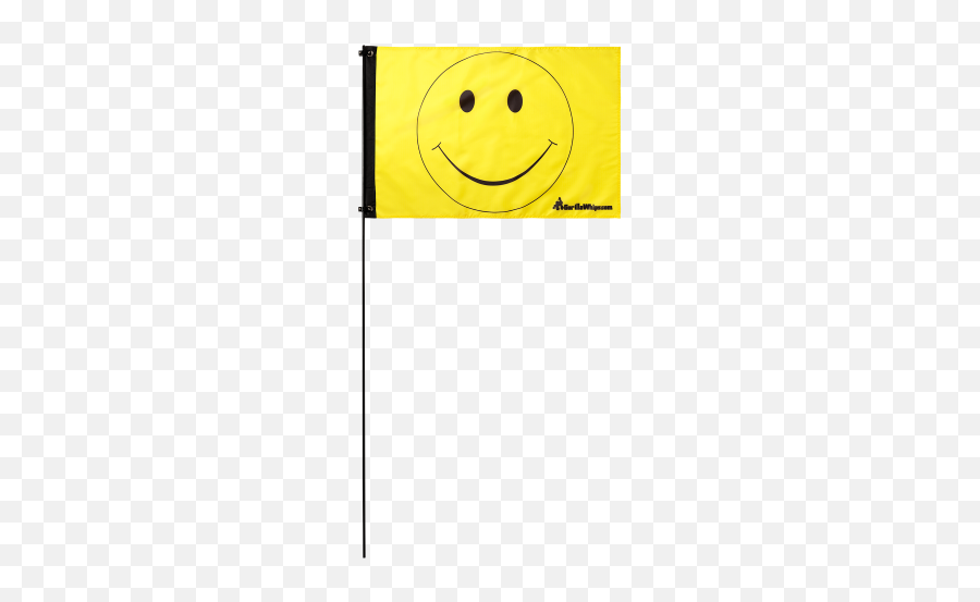 Yellow Smiley Face 2 X 3 Safety Flag - Smiley Emoji,White Flag Emoticon