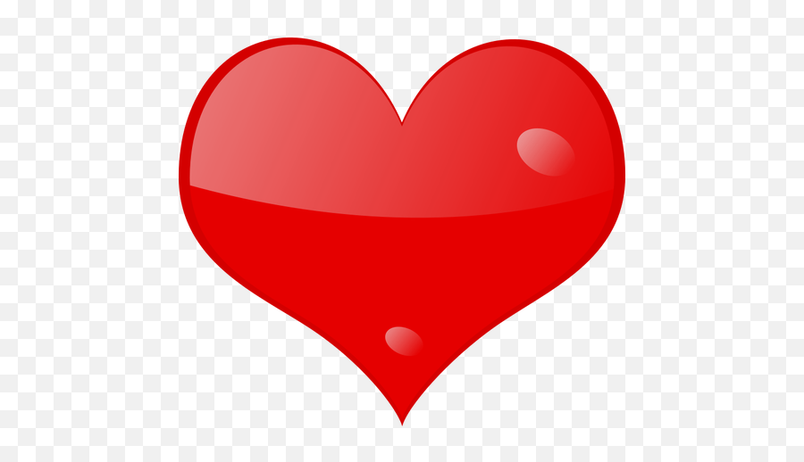 Red Shining Heart Vector Image - Heart Design Clipart Emoji,Shining Heart Emoji