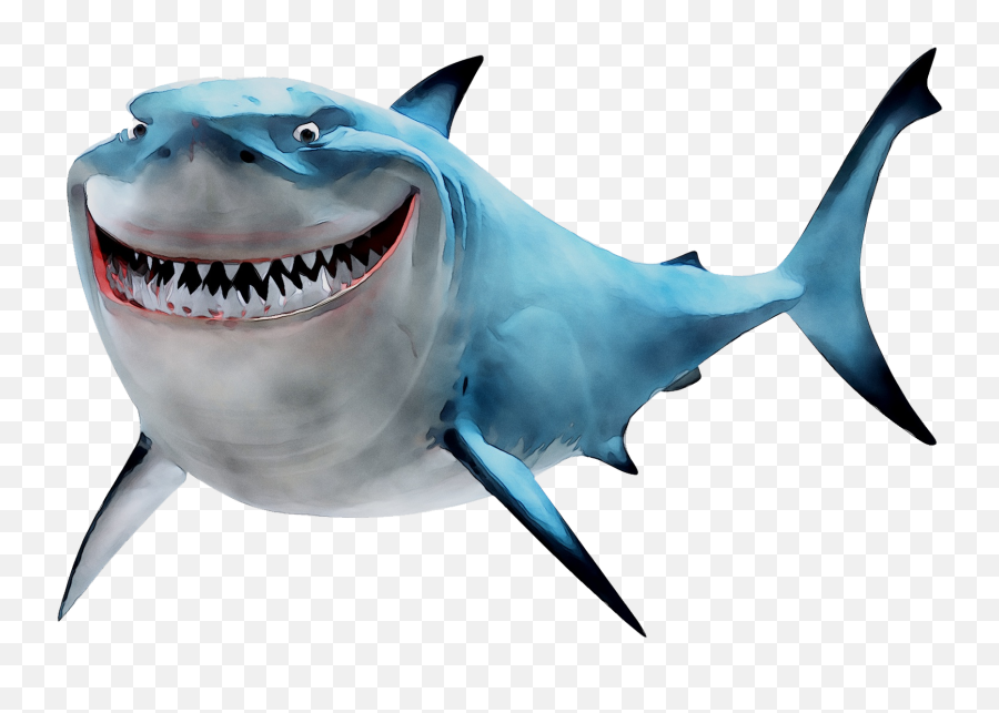 Bruce Great White Shark Portable Network Graphics Finding - Bruce Finding Nemo Png Emoji,Shark Emoji