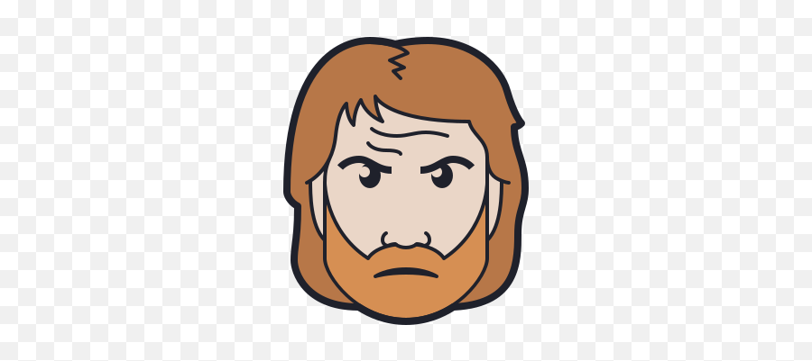 Chuck Norris Icon - Free Download Png And Vector Chuck Norris Icon Emoji,Jaw Drop Emoji