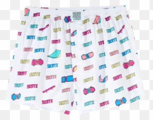 Lousy Livin Roboskate Boxershorts White U2013 Ministry Of Concrete - Underpants Emoji,Panties Emoji