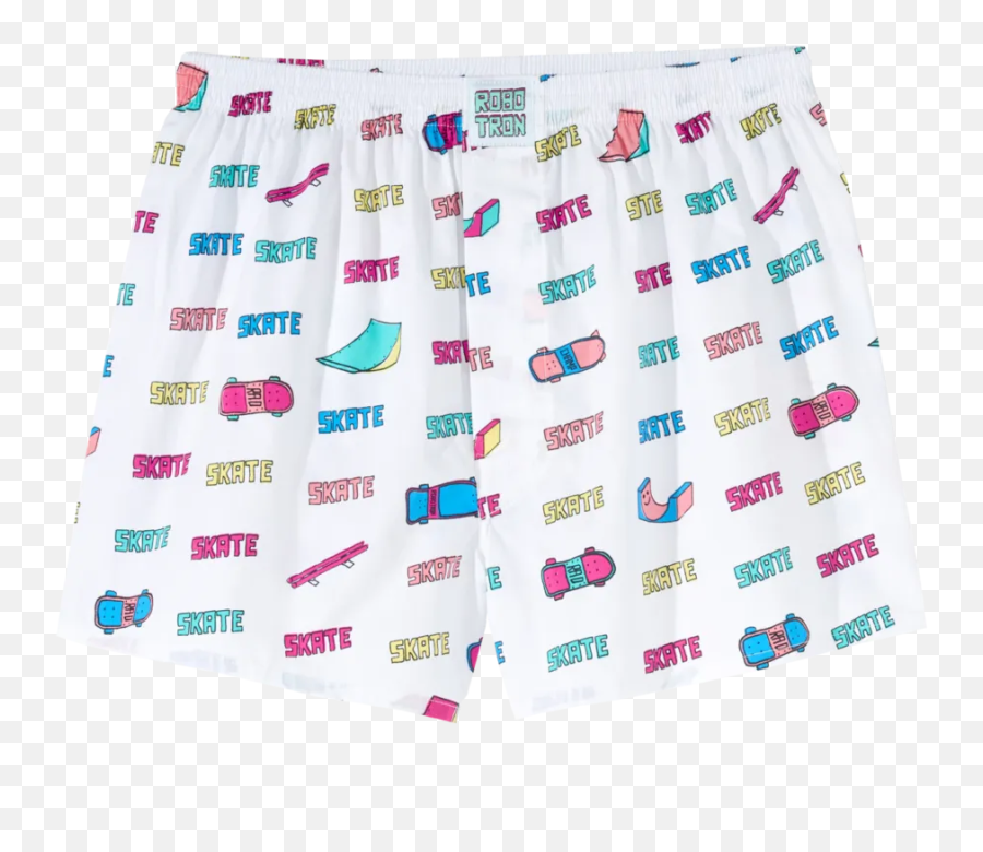 Lousy Livin Roboskate Boxershorts White U2013 Ministry Of Concrete - Underpants Emoji,Panties Emoji