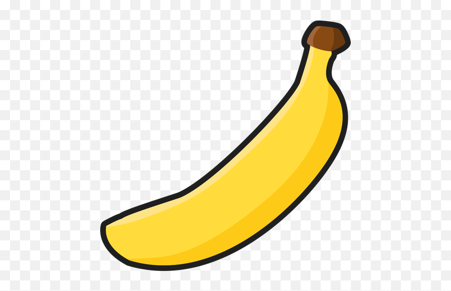 Outline Vector Illustration Of Ripe - Printable Banana Clip Art Emoji,Dominican Republic Flag Emoji