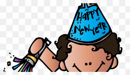 Magician clipart new years eve - Melonheadz Happy New Year Clip Art Emoji