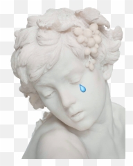 Swag Boys Sad Dope Grunge Water Urban Tears Emotional - Transparent Statue Emoji