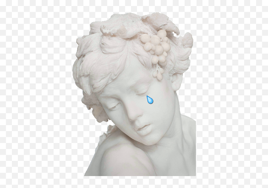 Swag Boys Sad Dope Grunge Water Urban Tears Emotional - Transparent Statue Emoji,Greek Emoji