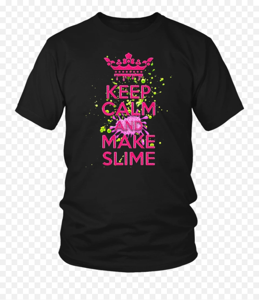 Keep Calm And Make Slime T - Shirt Larry Bernandez T Shirt Emoji,Calm Face Emoji