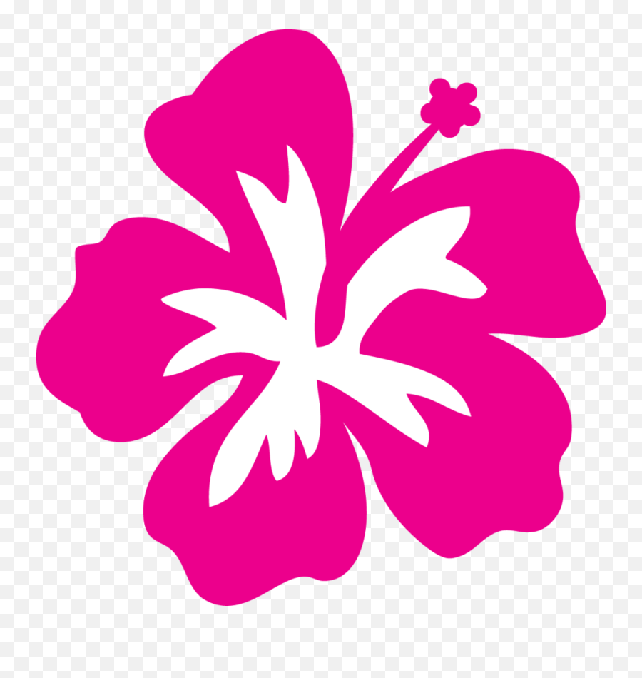 Hibiscus Flower Clipart Look At Clip - Hibiscus Flower Clipart Emoji,Hawaiian Flower Emoji