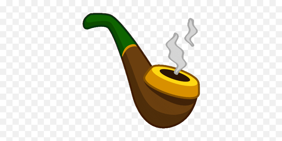 Smoke Pipe Stickers For Android Ios - Smoking Pipe Gif Transparent Emoji,Smoke Emoji