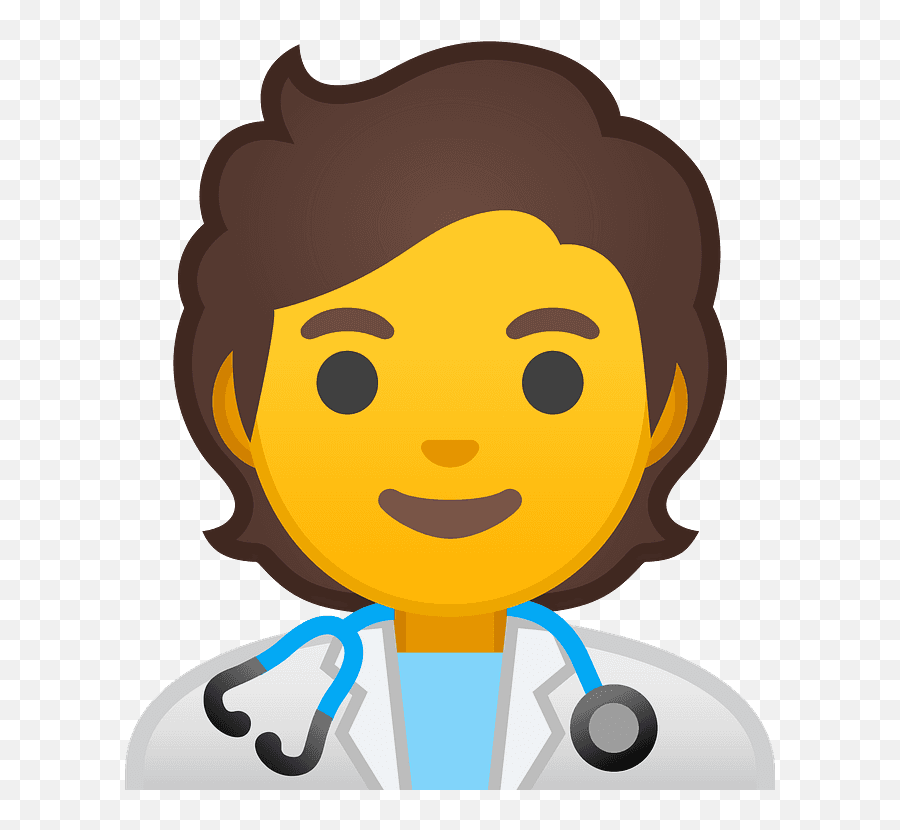 Health Worker Emoji Clipart Free Download Transparent Png - Persona Levantando La Mano,Doctor Emoji
