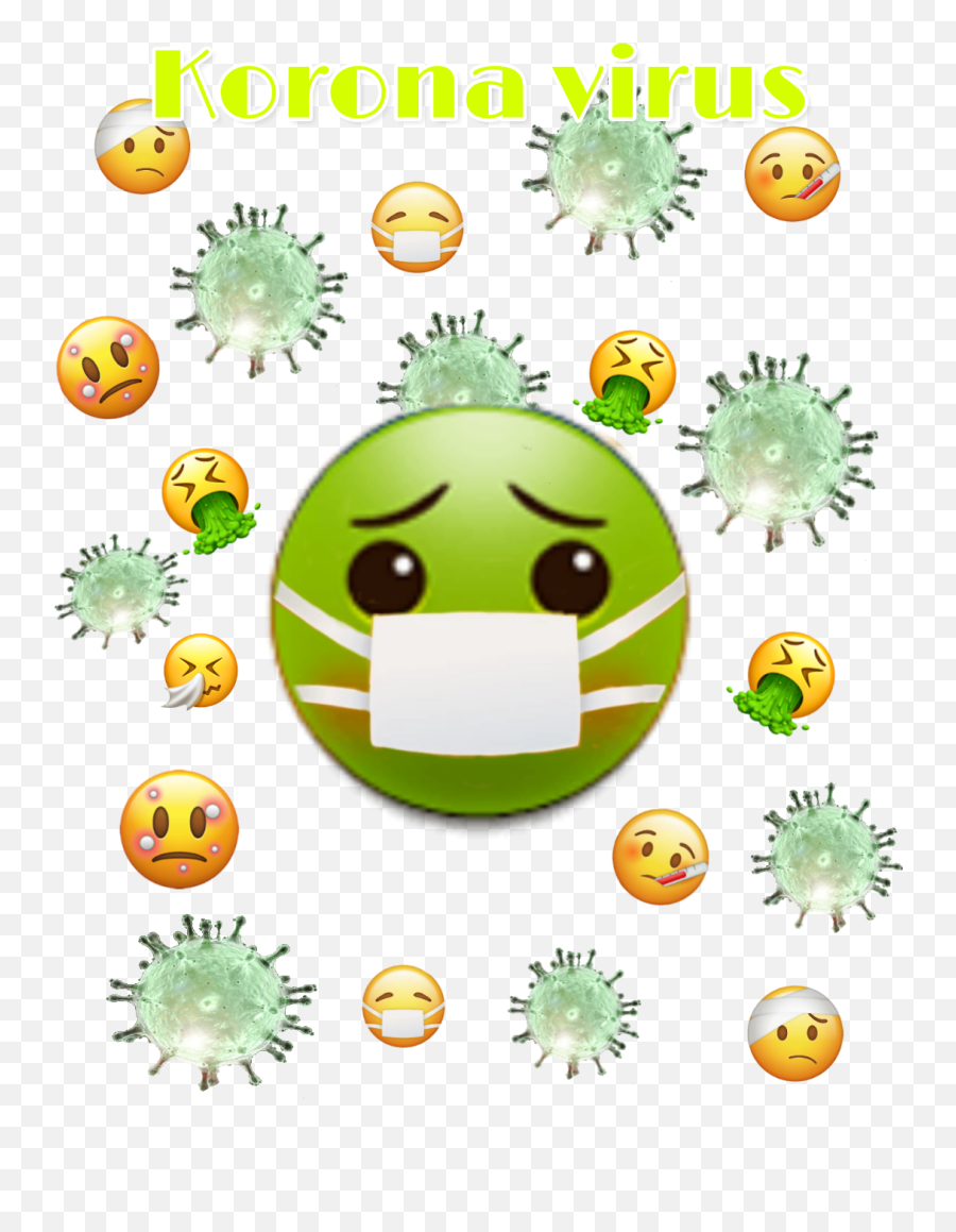 Sick Emoji Sticker By 637995543299968 - Sars Virus,Emoji Sick