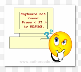 Keyboard Not Found - Decision Clip Art Emoji