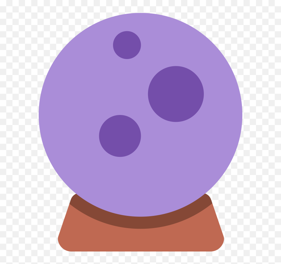 Twemoji12 1f52e - Crystal Ball Emoji,A Button Emoji