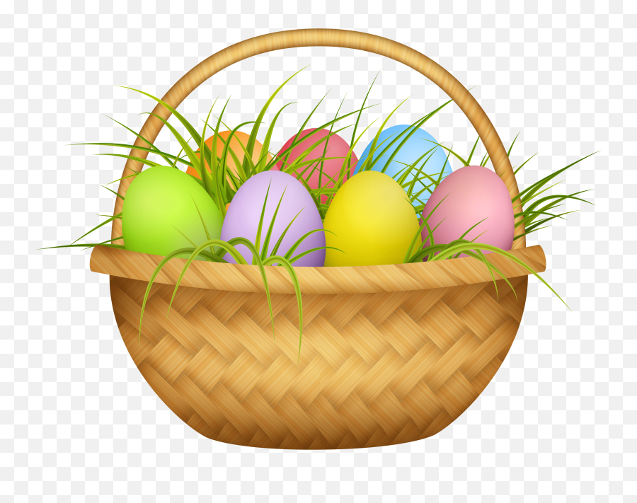 Easter Basket Transparent Png Image Emoji,Easter Basket Emoji