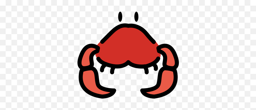 Openmoji - Rock Crab Emoji,Crab Emoji