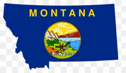 Flag - Montana And Map Emoji