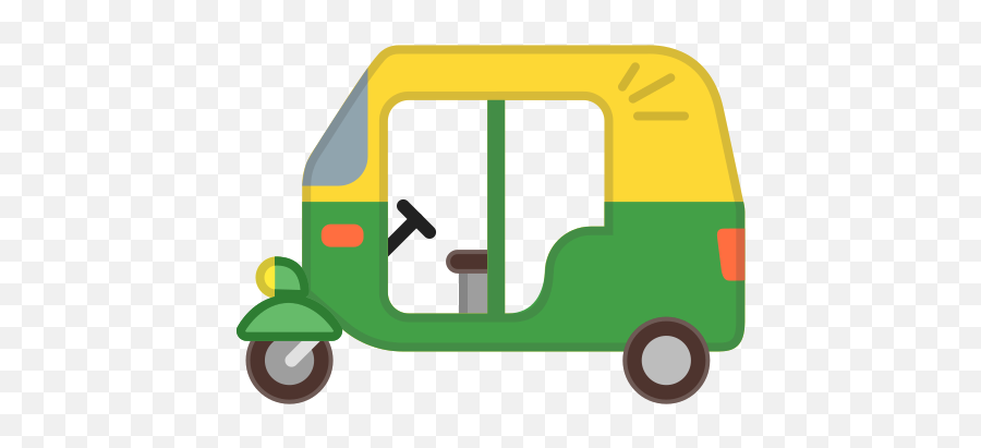 Auto Rickshaw Emoji - Android 10 New Emoji,Auto Emoji