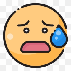 Anxious - Smiley Emoji,Anxious Emoticon