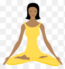 Yoga Female Exercise Fitness Healthy - Clipart Emoji
