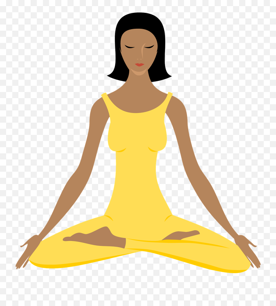 Yoga Female Exercise Fitness Healthy - Yoga Clipart Emoji,Lotus Position Emoji