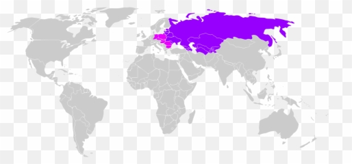 Soviet Union 1989 With Warsaw Pact Modern Borders - Map Of Canada And Israel Emoji